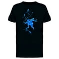 thumbnail image 1 of Skateboarder Blue Splash Paint Tee Men's -Image by Shutterstock, 1 of 2