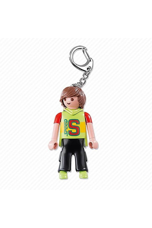 Skateboarder Key Ring