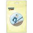 thumbnail image 1 of Skateboarder Skateboarding Refrigerator Button Magnet, 1 of 2