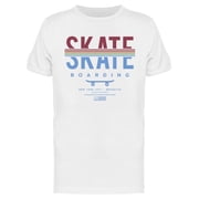 Skateboarding Design T-Shirt Men -Image by Shutterstock, Male XX-Large