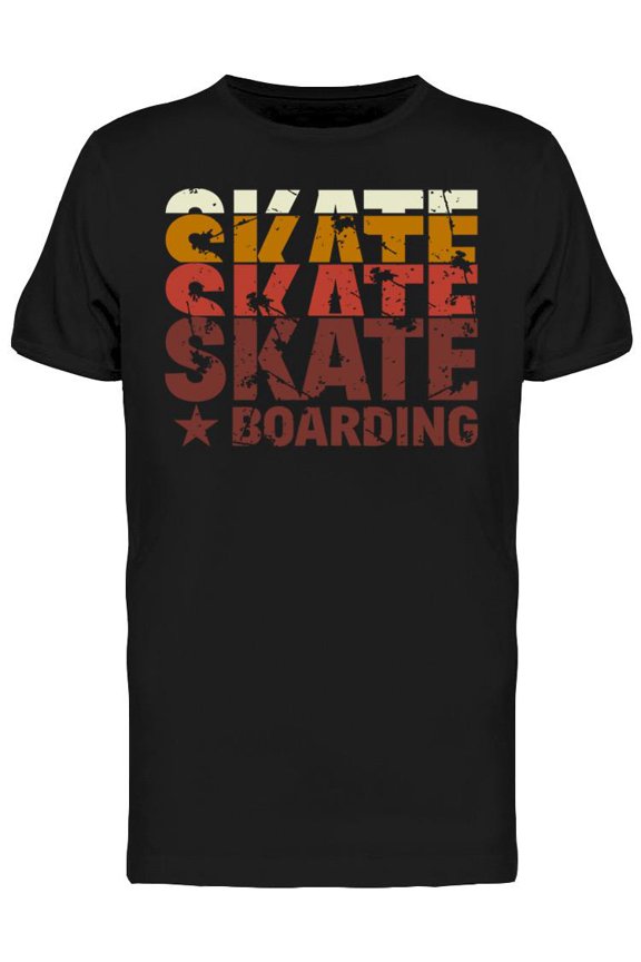 Skateboarding Graphic T-Shirt Men -Image by Shutterstock, Male Small
