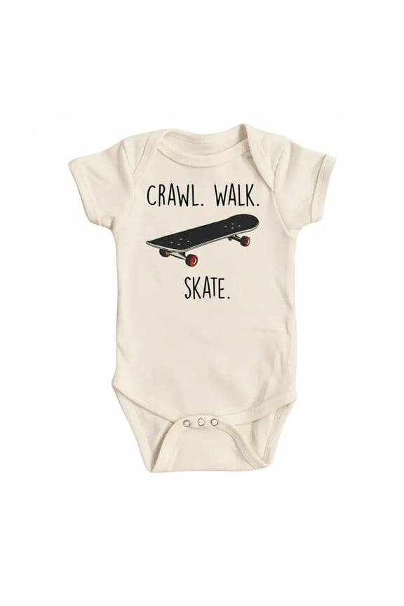 Skateboarding Newborn Baby Bodysuit