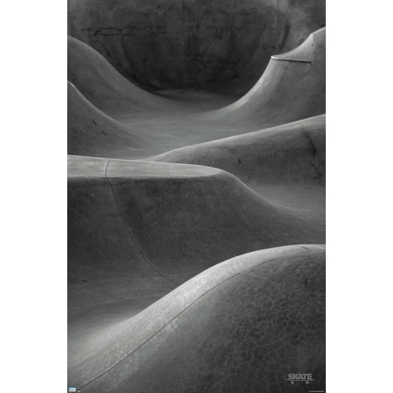 Skateboarding - Park Wall Poster, 14.725" x 22.375"