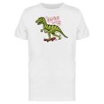 thumbnail image 1 of Skateboarding Raptor T-Shirt Men -Image by Shutterstock, Male 3X-Large, 1 of 2