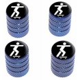 thumbnail image 1 of Skateboarding Skate Skater Tire Rim Wheel Aluminum Valve Stem Caps, Multiple Colors, 1 of 1