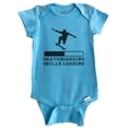 thumbnail image 1 of Skateboarding Skills Loading Funny Skateboard Humor Baby Bodysuit (Blue), 0-3 Months, 1 of 2