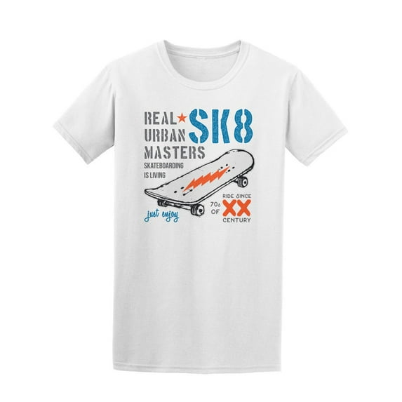 Skateboarding Urban Skaters T-Shirt Men -Image by Shutterstock, Male Small