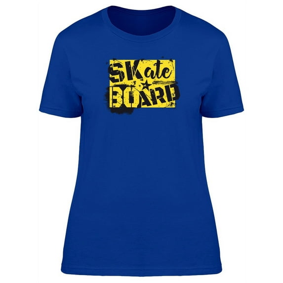 Skateboarding.graffiti T-Shirt Women -Image by Shutterstock, Female Small