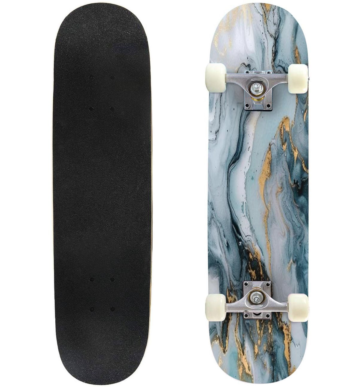 Skateboards for Beginners Clouds Macro Indigo Blots Ice Background Tone ...