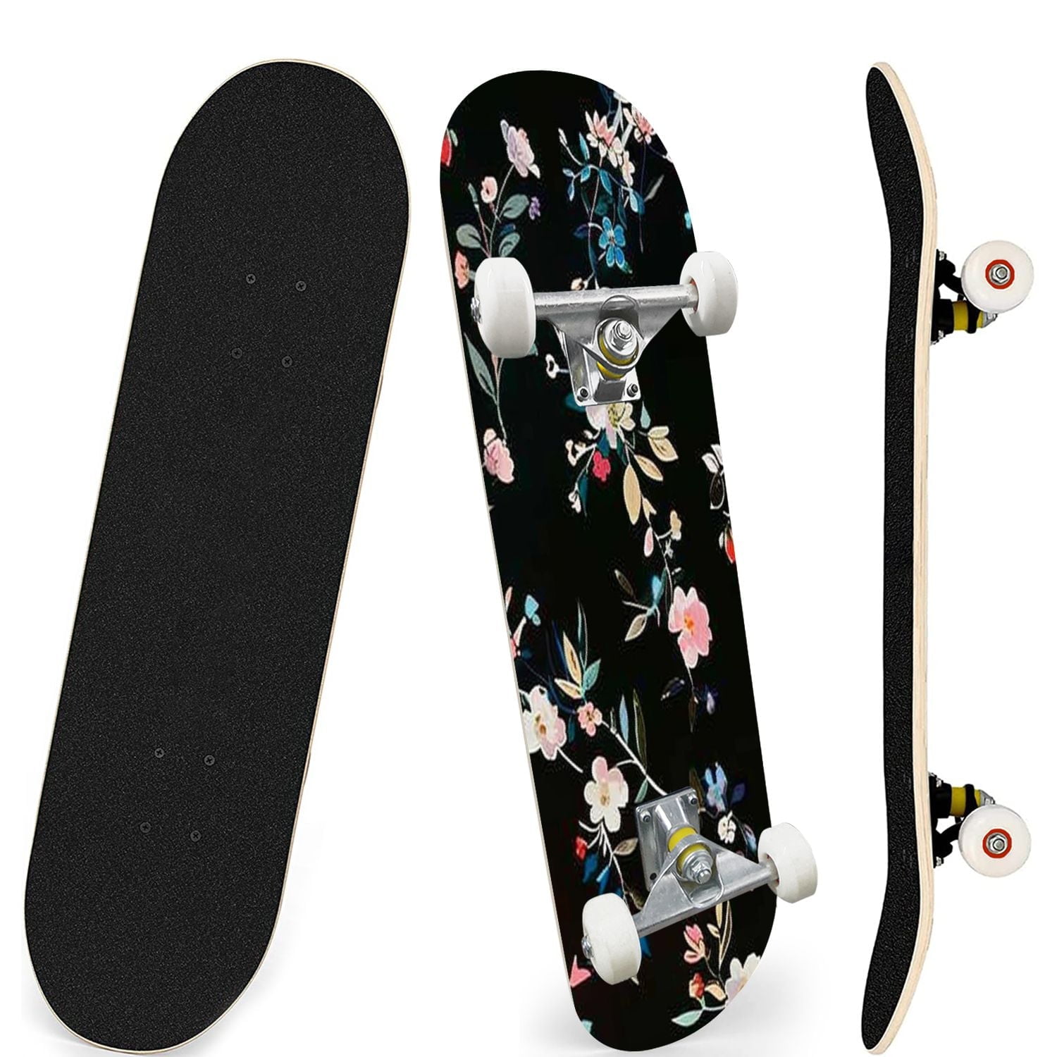 Skateboard Complet Botanical - Planche 8.125 X 31.66 Pouces - Déjà Monté - Parfait Débutant Et Confirmé