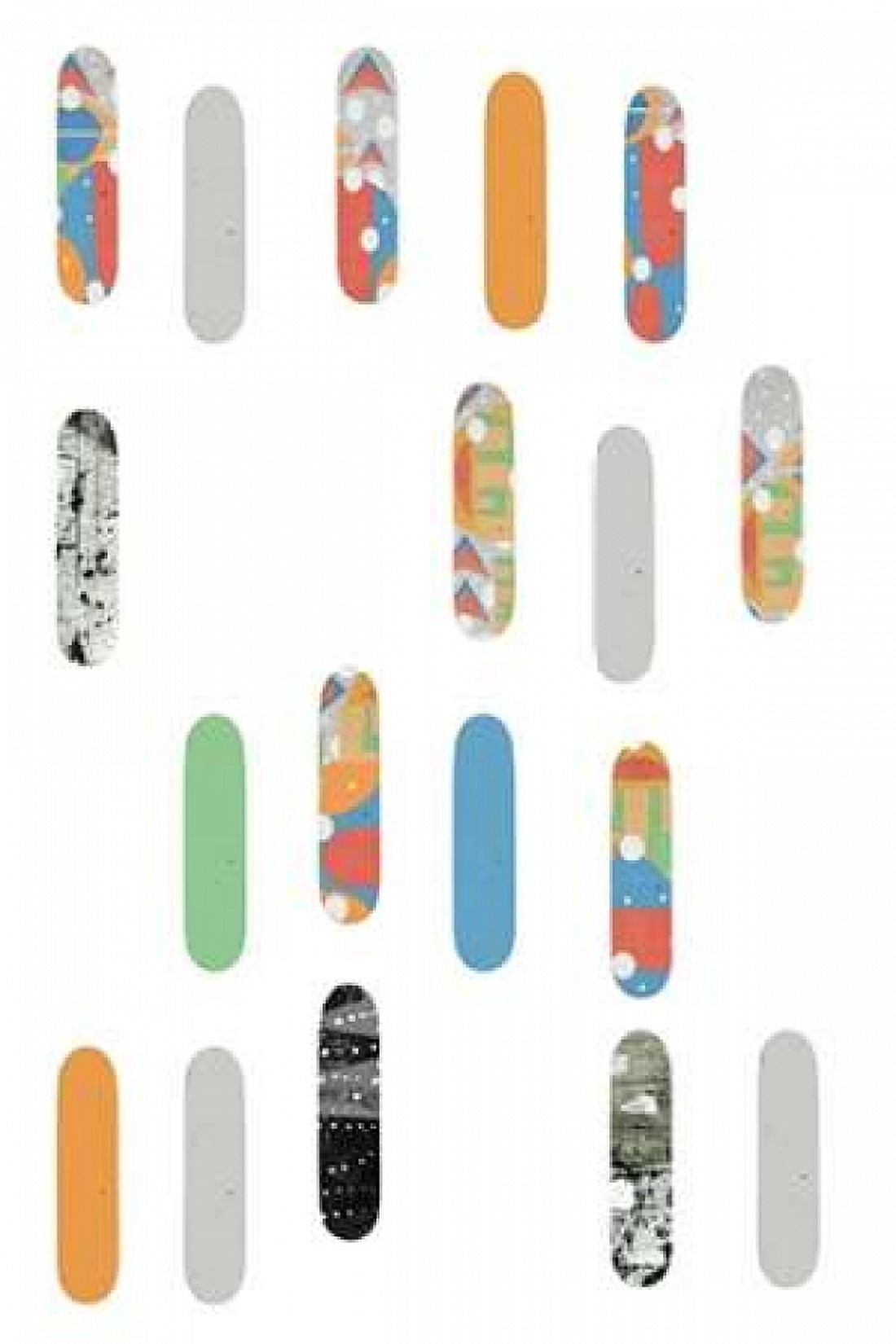 Skateboards Canvas Art - Sarah Ogren (12 x 18)