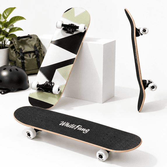 Skateboards For Beginners Plete Skateboard 31 X 7.88 7 Layer Canadian ...