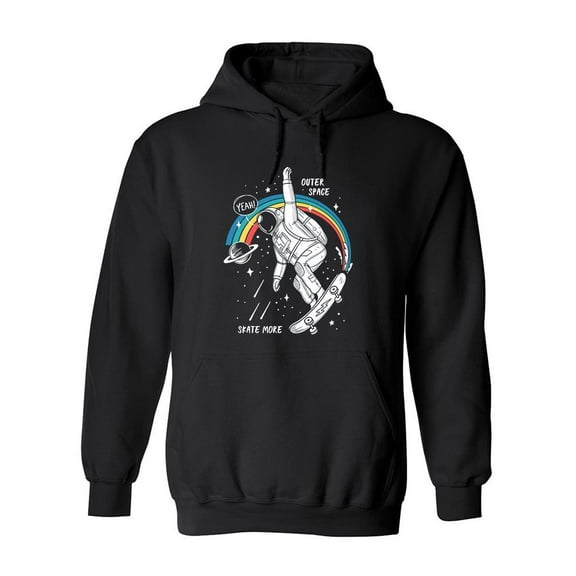 Skater Astronaut Hoodie Men -Image by Shutterstock, Male Medium