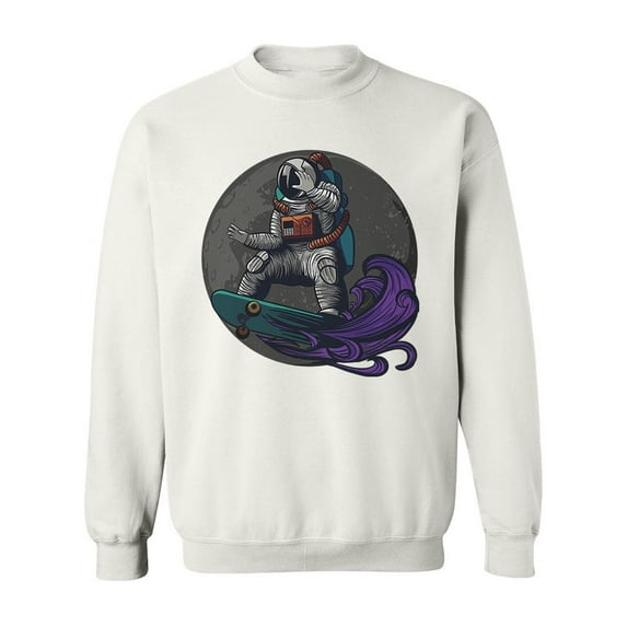 Skater Astronaut. Sweatshirt Men -Image by Shutterstock, Male 3X-Large