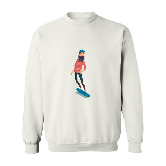 Skater Boy Sweatshirt Men -Image by Shutterstock, Male Small