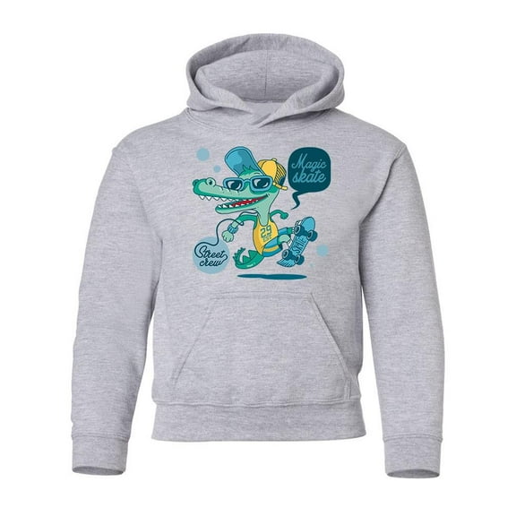 Skater Crocodile Hoodie Juniors -Image by Shutterstock,  Medium