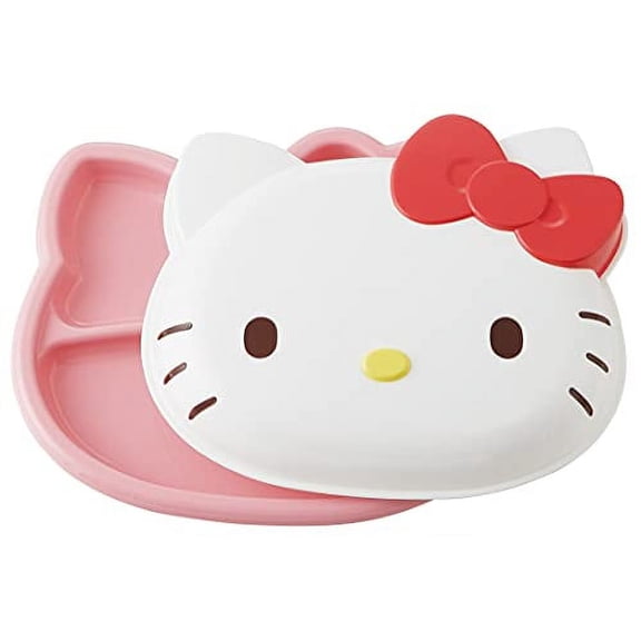 Skater Die-cut Lunch plate with lid Hello Kitty Snack time Sanrio LUPD2-A