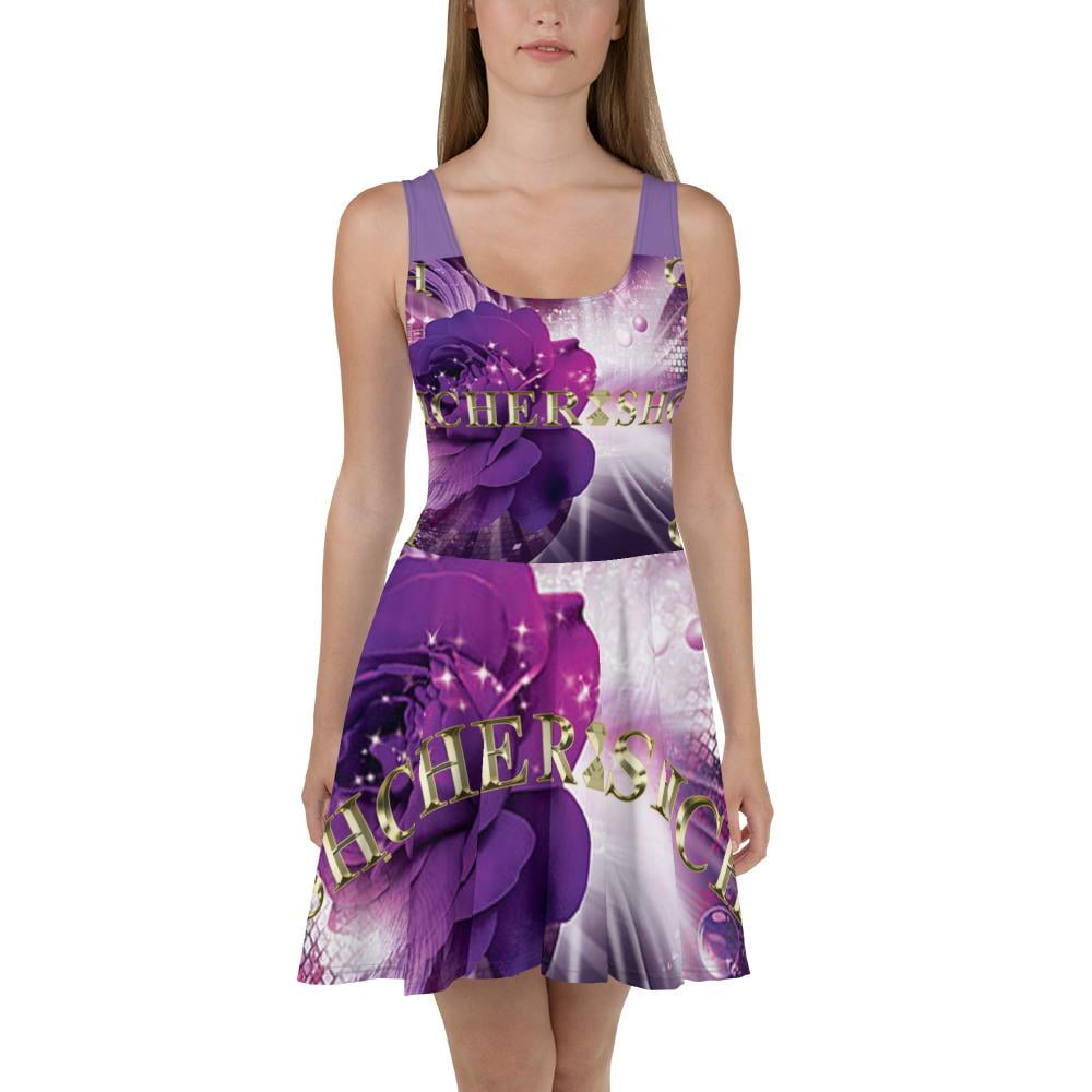 walmart skater dress Wolf On Rock Women's Classic Swing Skater Dress Casual Work Party Cocktail  Dresses