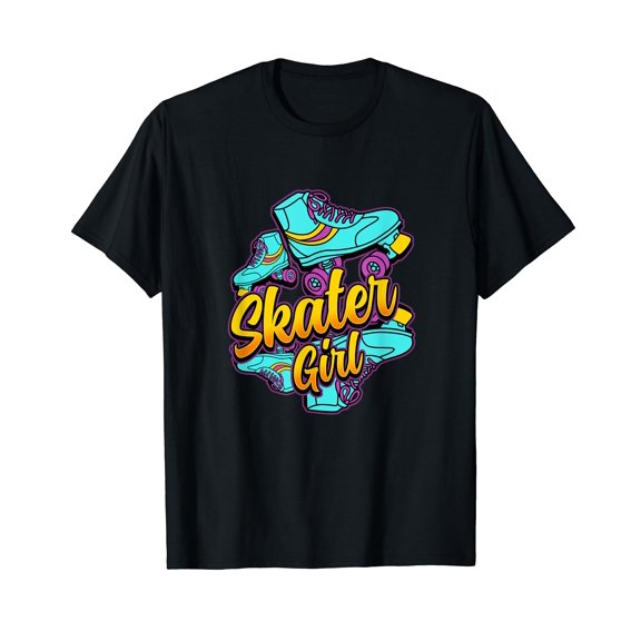 Skater Girl Roller Skate T-Shirt