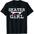thumbnail image 1 of Skater Girl Skateboard Skateboarding T-Shirt, 1 of 3