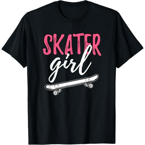 t-shirt Skater Girl Skateboarding Skateboard Girls Gift T-Shirt mens,black,women,funny,journey,Crew Neck, Short Sleeve,printing