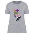 thumbnail image 1 of Skater Girl T-Shirt Women -Image by Shutterstock, Female Medium, 1 of 2