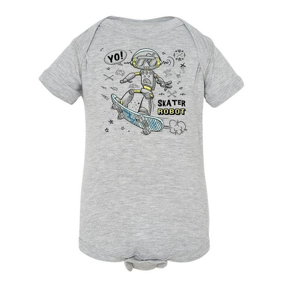 Skater Robot Bodysuit Infant -Image by Shutterstock, 6 Months