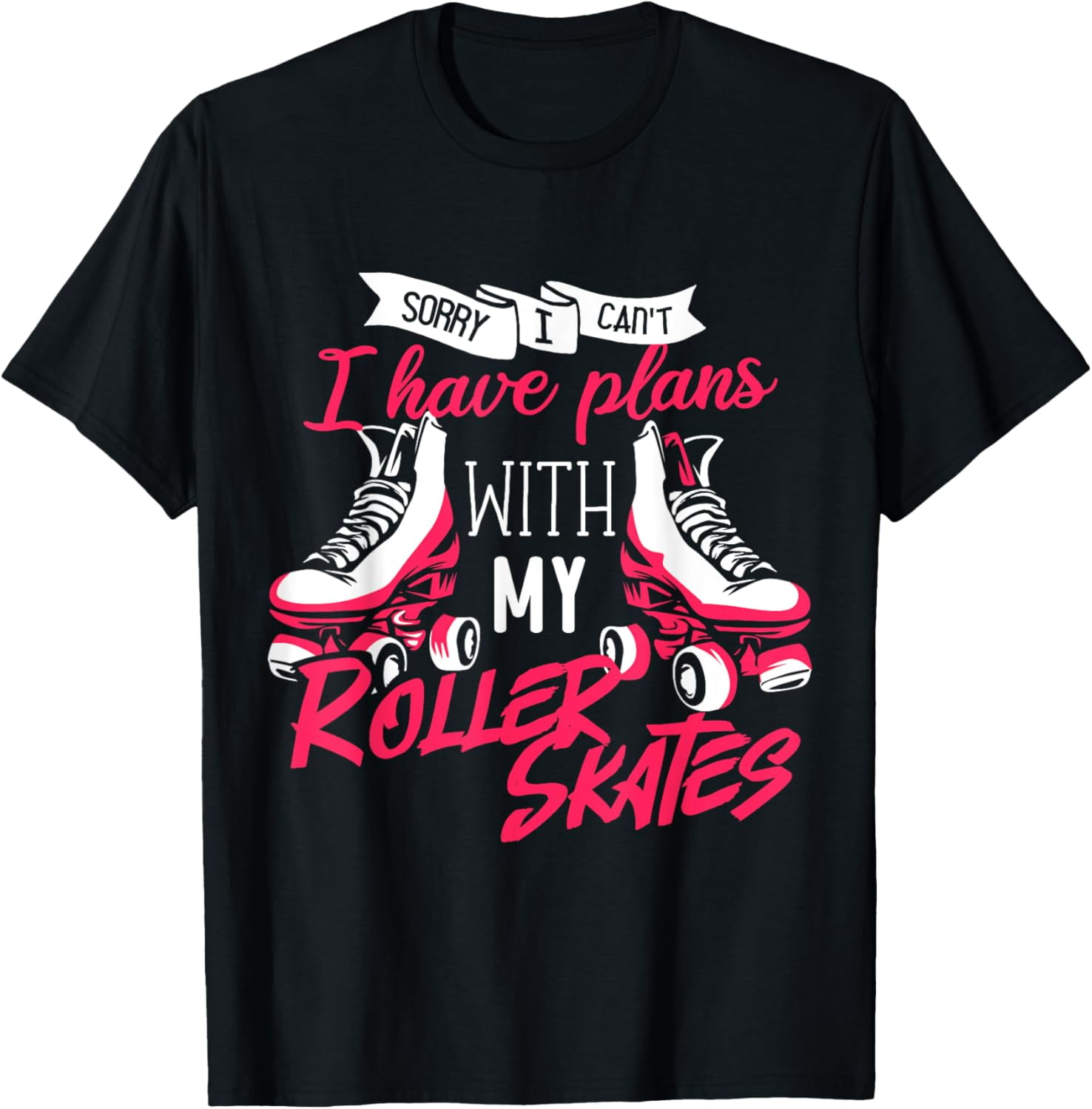 Skater Rollerblades Roller Skating Girl Design TShirt