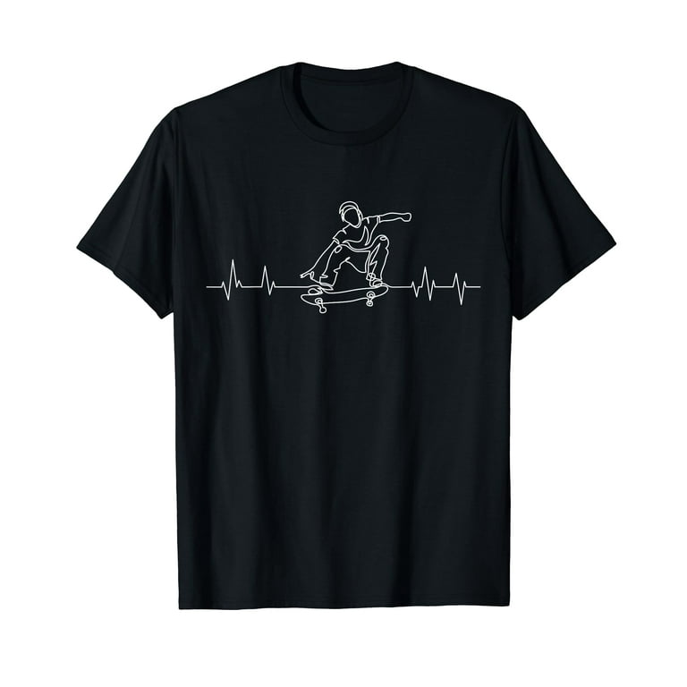 Skating Heartbeat Gift For Skaters & Skateboarders T-Shirt Skating Heartbeat Gift For Skaters & Skateboarders T-Shirt