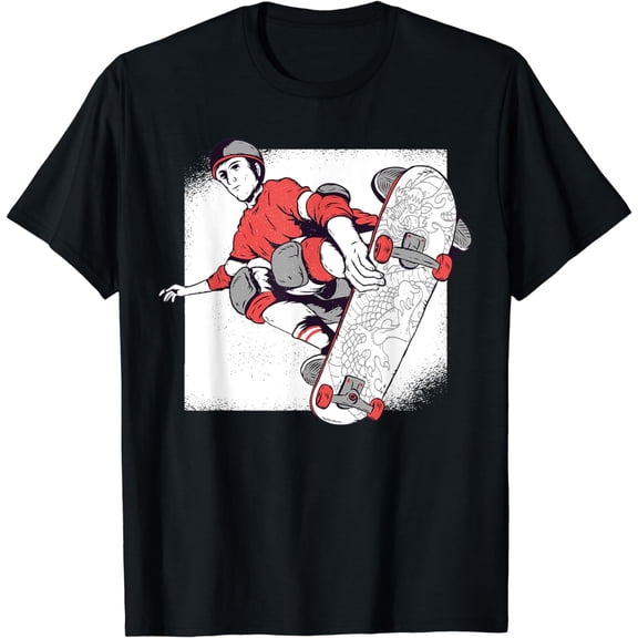 Skater Skating Skateboard Vintage T-Shirt