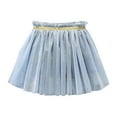 thumbnail image 1 of Skater Skirts for Girls Shiny Tutus Skirt for Toddler, Girls Summer New Mesh Puffy Skirt, Kids Princess Ballets Dance Tulles Dress Skirts Tutus Skirts for Toddler Girls Gray 4Y, 1 of 4