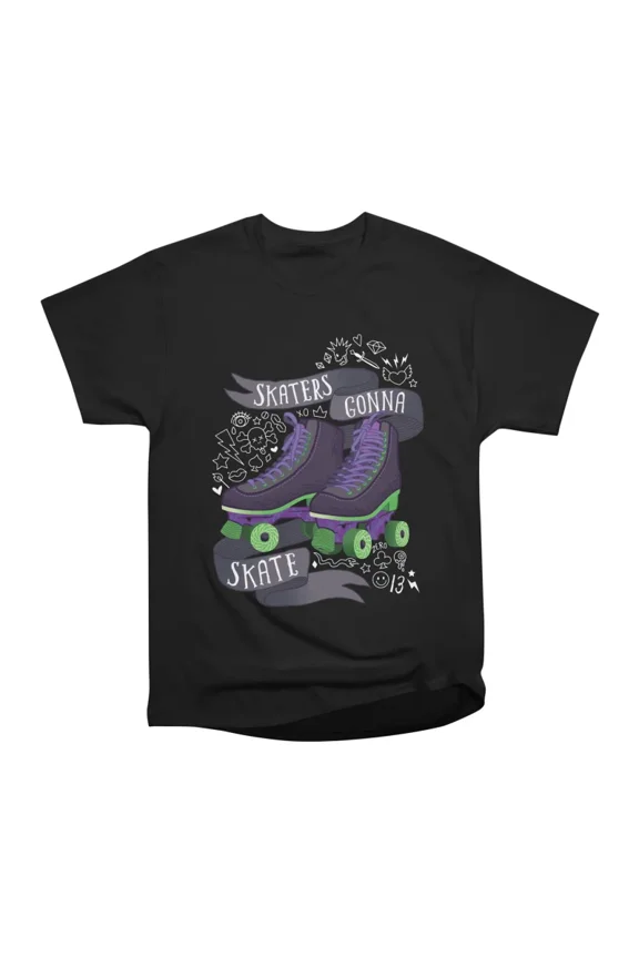 Skaters Gonna Skate T-Shirt Tee Gift For Him Merch For Her Apparel For Friend