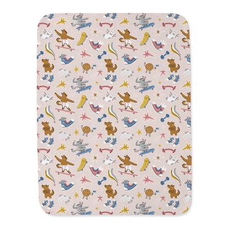 Skating Animals Blanket -Image by Shutterstock,
