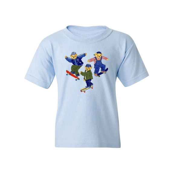 Skating Bears T-Shirt Juniors -Image by Shutterstock, x-Large