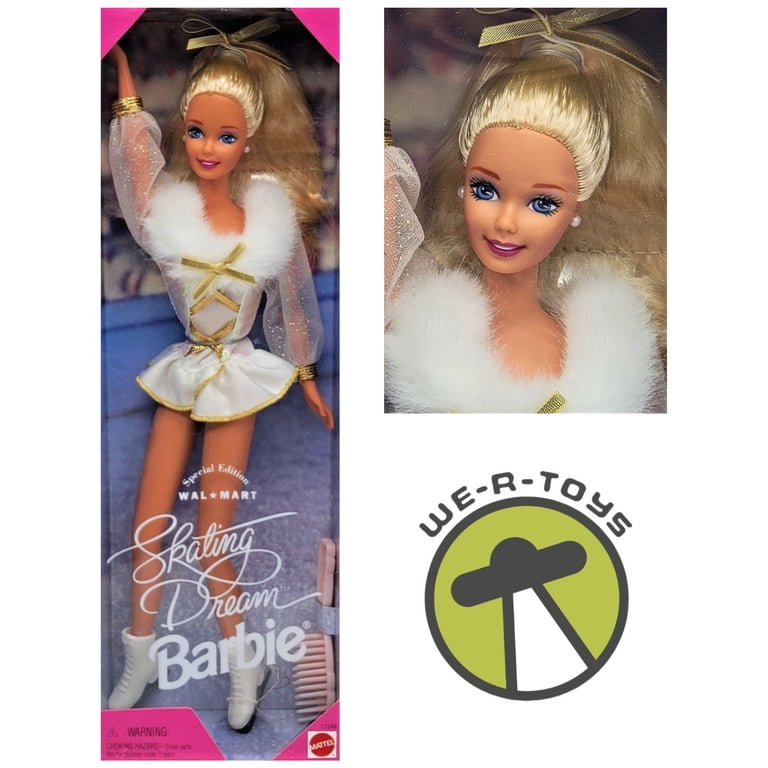 Skating Dream Barbie Doll Wal-Mart Special Edition 1996 Mattel No