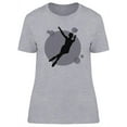 thumbnail image 1 of Skating Girl Silhouette Design T-Shirt Women -Image by Shutterstock, Female Small, 1 of 2