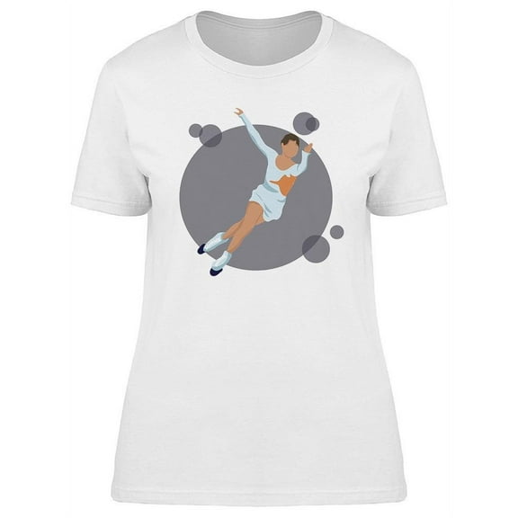 Skating Girl T-Shirt Women -Image by Shutterstock, Female Large