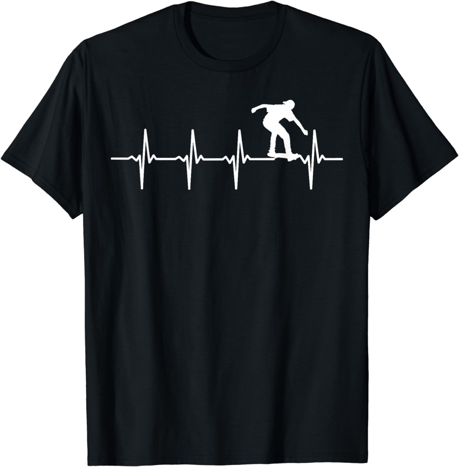 Skating Heartbeat Gift For Skaters & Skateboarders T-Shirt Skating Heartbeat Gift For Skaters & Skateboarders T-Shirt