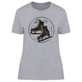 thumbnail image 1 of Skating Icon T-Shirt Women -Image by Shutterstock, Female XX-Large, 1 of 2