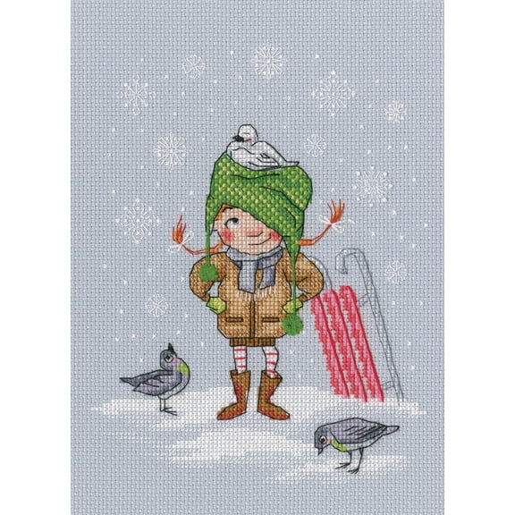 Skating M653 Counted Cross Stitch Kit