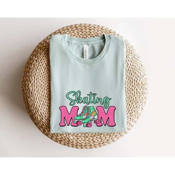 Skating Mom Shirt, Figure Skater Mom Shirt, Ice Hockey Lover Shirt, Ice Skating Shirts For Her, Birthday s For Sports Mom All Size S-5Xl