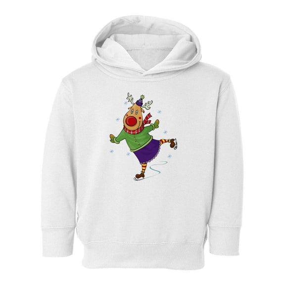 Skating Reindeer Hoodie Toddler -Image by Shutterstock, 2 Toddler