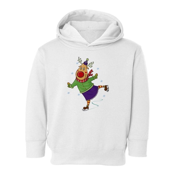 Skating Reindeer Hoodie Toddler -Image by Shutterstock, 5 Toddler