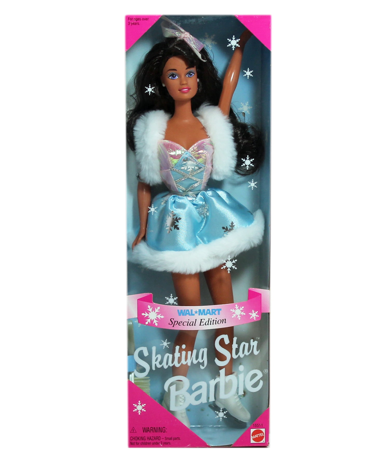 Skating Star Barbie Doll Brunette Special Edition Walmart 