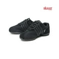 thumbnail image 1 of SANSHA DYNA-STIE S37C Women's Canvas & Suede Split-Sole Dance Sneakers, Red, Size 04 M, 1 of 5