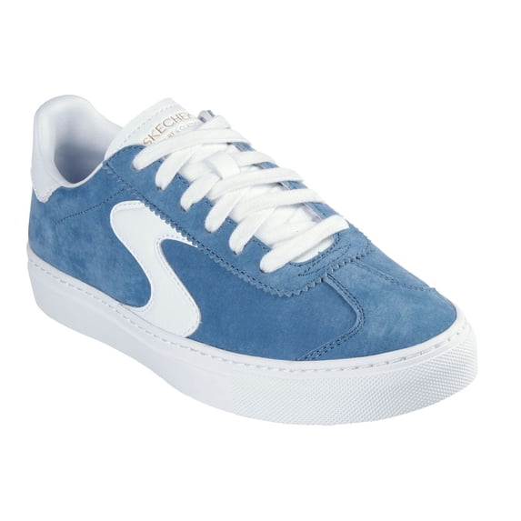 Skechers Arch Fit® Legend Vivid Hues Women's Suede Sneakers Color: Light Blue Size: 7