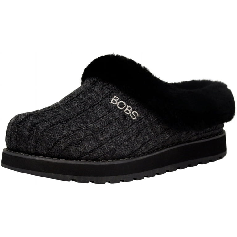 Skechers BOBS Women s Keepsakes Delight Slipper Charcoal Black