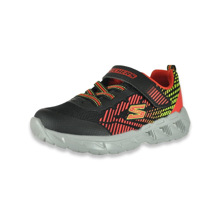 - Light-Up Skechers 9 black/red, Magna Sneakers Boys\' toddler