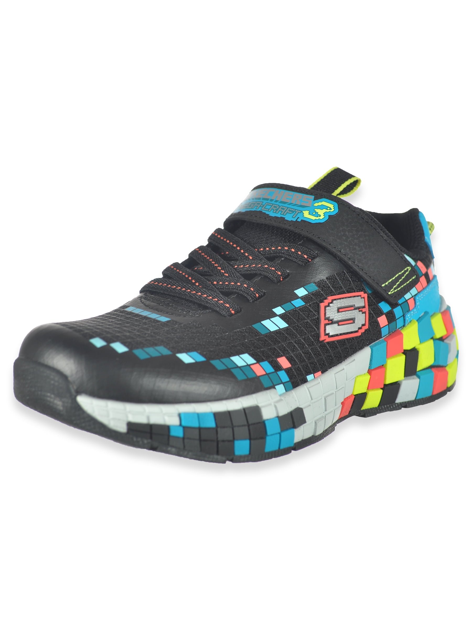Skechers Boys Minecraft Sneakers black multi 13 youth