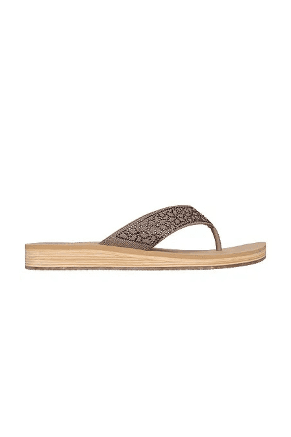 Summers Low Mocha Women's Thong Sandals - Size 10 - 119469/MOC Vegan